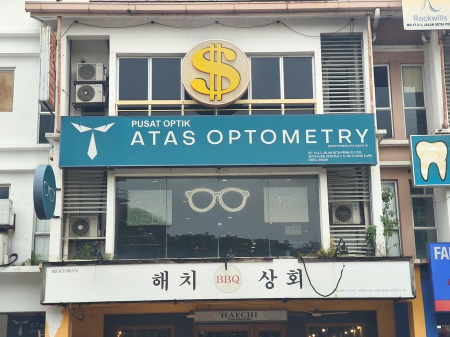 Photo of Atas Optometry — optical shop in Shah Alam, by Nur Wardah · Google